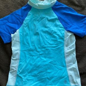 Lands End Blue Swim Coverup